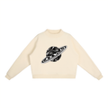 Essential Fleece Mock-Neck Crew Sweatshirt