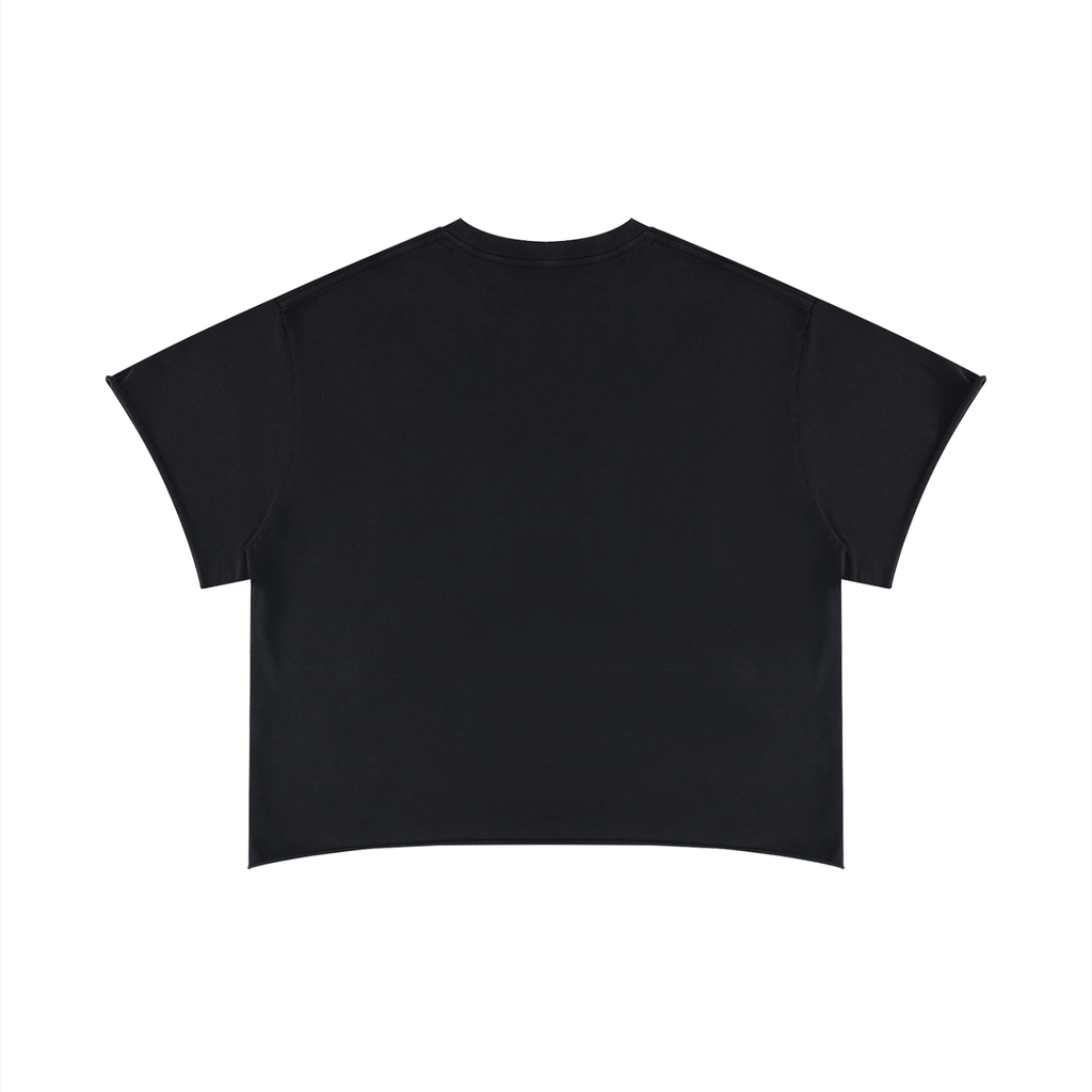 Unisex Boxy Raw Edge T-Shirt