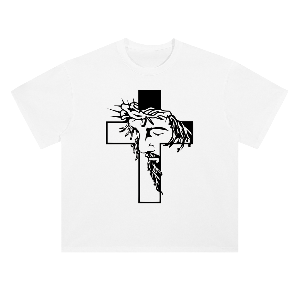 Heavyweight Drop Shoulder Cotton T-Shirt